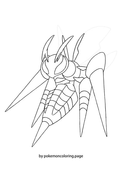 mega beedril|mega beedrill coloring page.